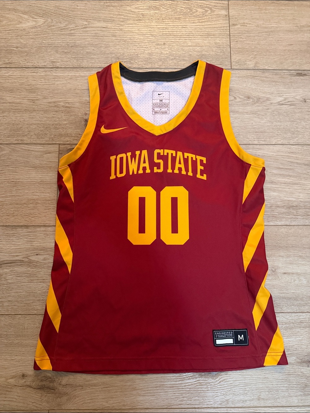 Nike Iowa State Maroon and Gold Basketball Jersey